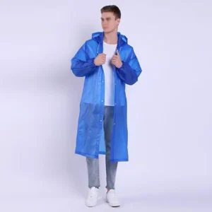 adult portable rain coat, men & women outdoor traveling eva material raincoat
