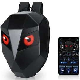dabashan led motorcycle backpack for men with diy programmable full color screen