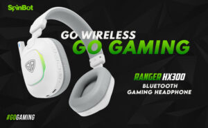 SpinBot Ranger HX300 Wireless Bluetooth Low Latency Gaming Headphones (White) 1 Dae7fb2d 6746 4d38 A961 1556efe742e8 720x 300x185