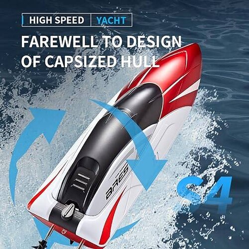 RC Boat | Remote Control Boat for Pool & Lake | RC Boat Rechargeable Battery| Mph 2.4 Ghz Racing Boats For Kids & Adults - Image 5
