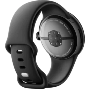 google pixel watch 3 (41mm) smartwatch with obsidian band, wi fi, matte black