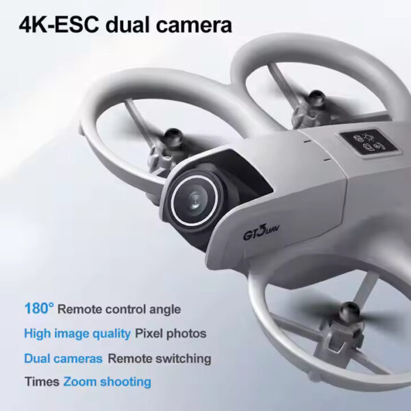 gt3 4k dual camera drone with obstacle avoidance