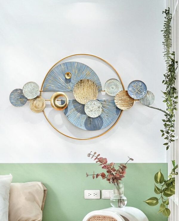 handcrafted flower type hanging decorative item for home, restaurant, living room, dining room, office