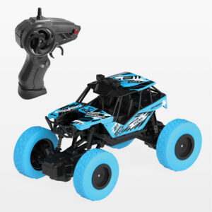 duzter remote control car big size rock crawler | high speed 2wd | monster truck toy car gift for kids blue